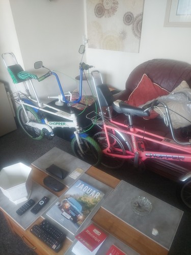 Two raleigh chopper bikes - chopper,