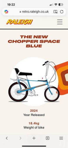 Raleigh chopper space - raleigh,